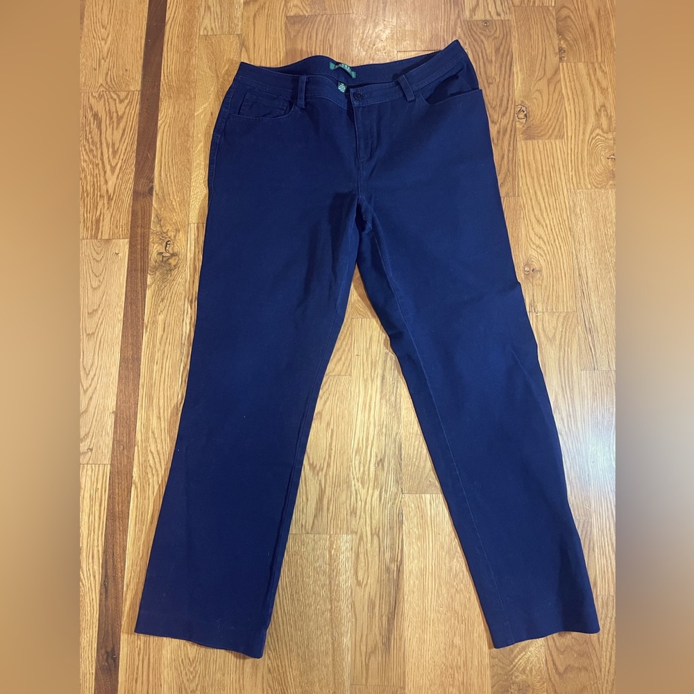 Ralph Lauren Navy jeans size 14 new
